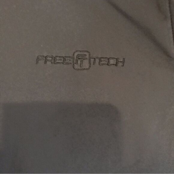 Free Tech Jacket Men Size 2XL Grey Long Sleeve Front Zipper Pockets Fleece - Picture 8 of 10